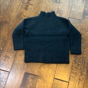 Polo Ralph Lauren Black Crop Sweater. Size: XS